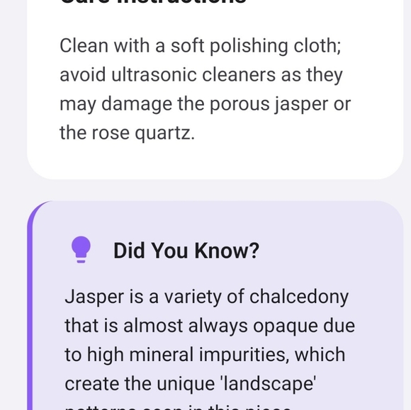 .925 Sterling Silver Rose Quarts 3" Pendant - Picture 6 of 8